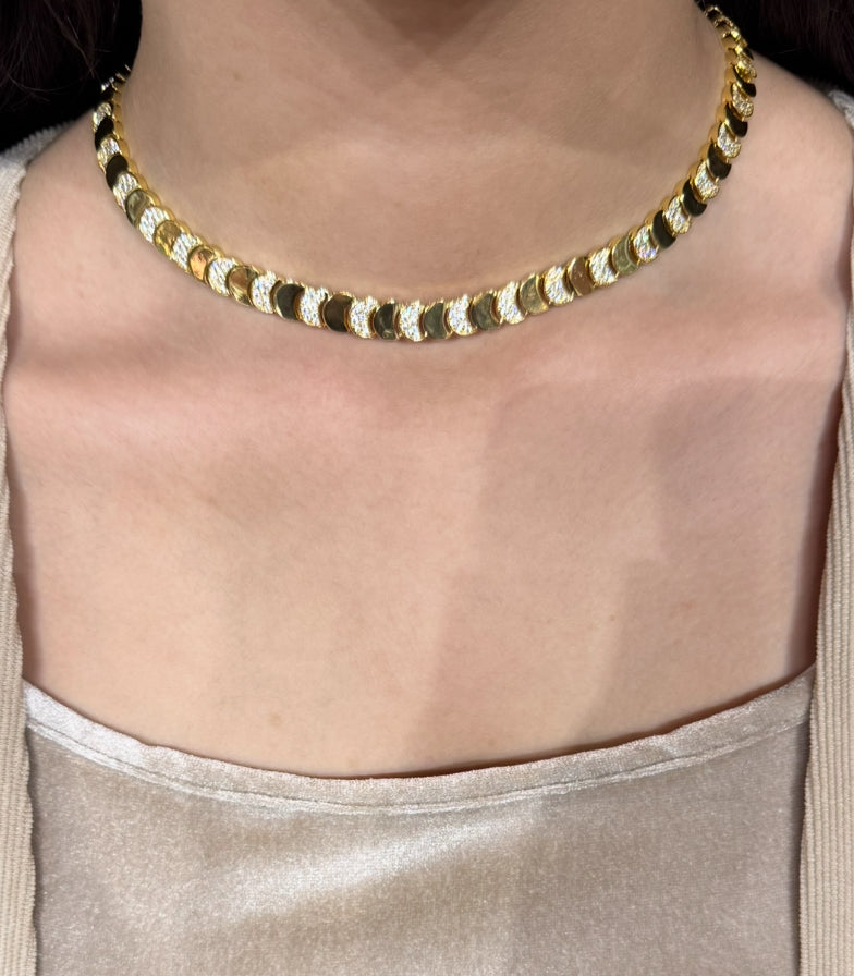 Moonlight Choker Color Gold