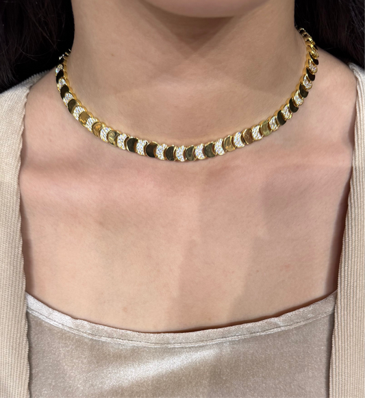 Moonlight Choker Color Gold