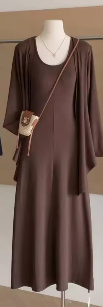 Dress & Cardigan Set