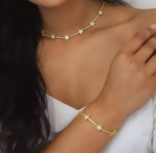 Stardust choker Silver