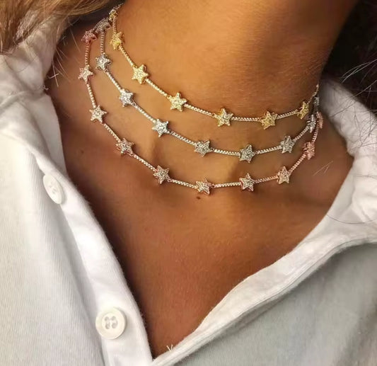 Stardust Choker Gold