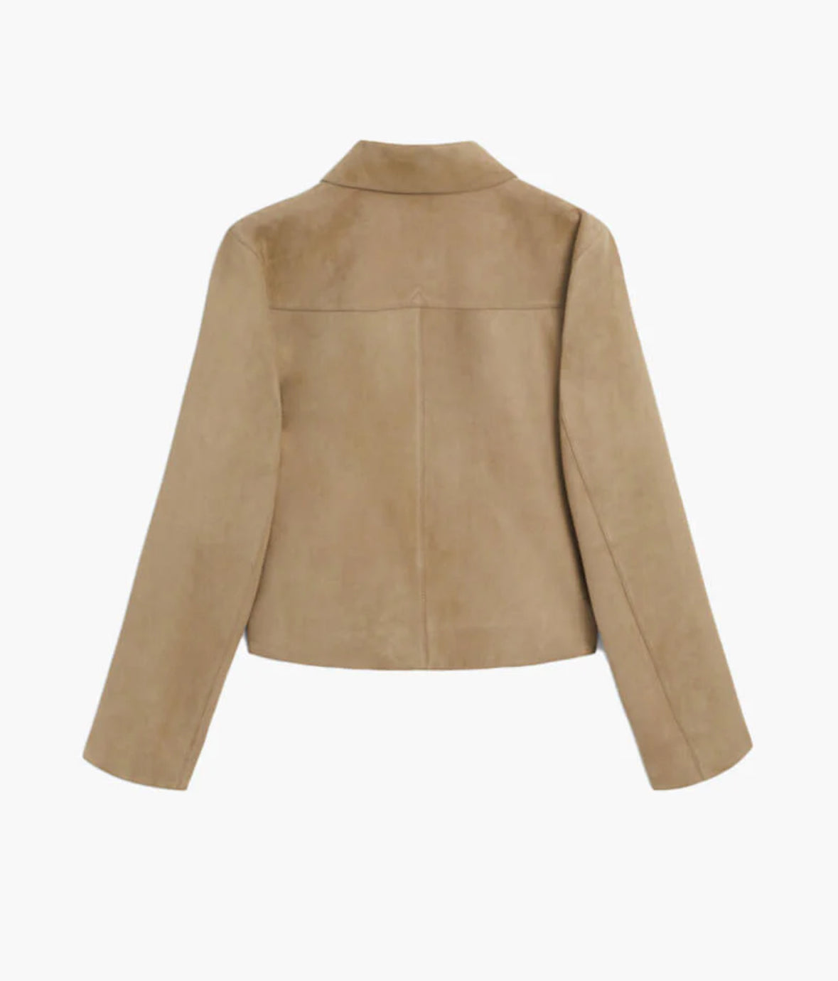 Suede Cropped Coat